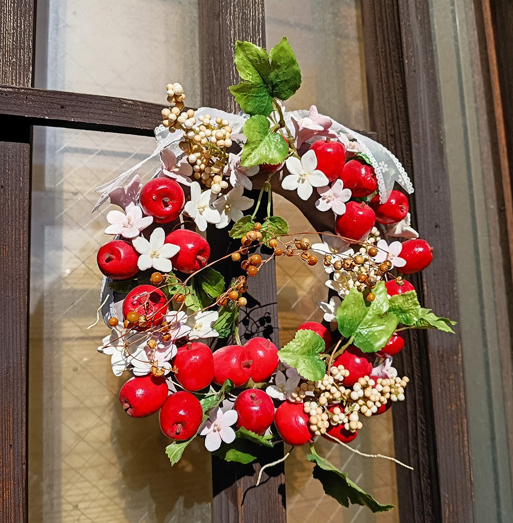 可愛い「クリスマスリース」♪