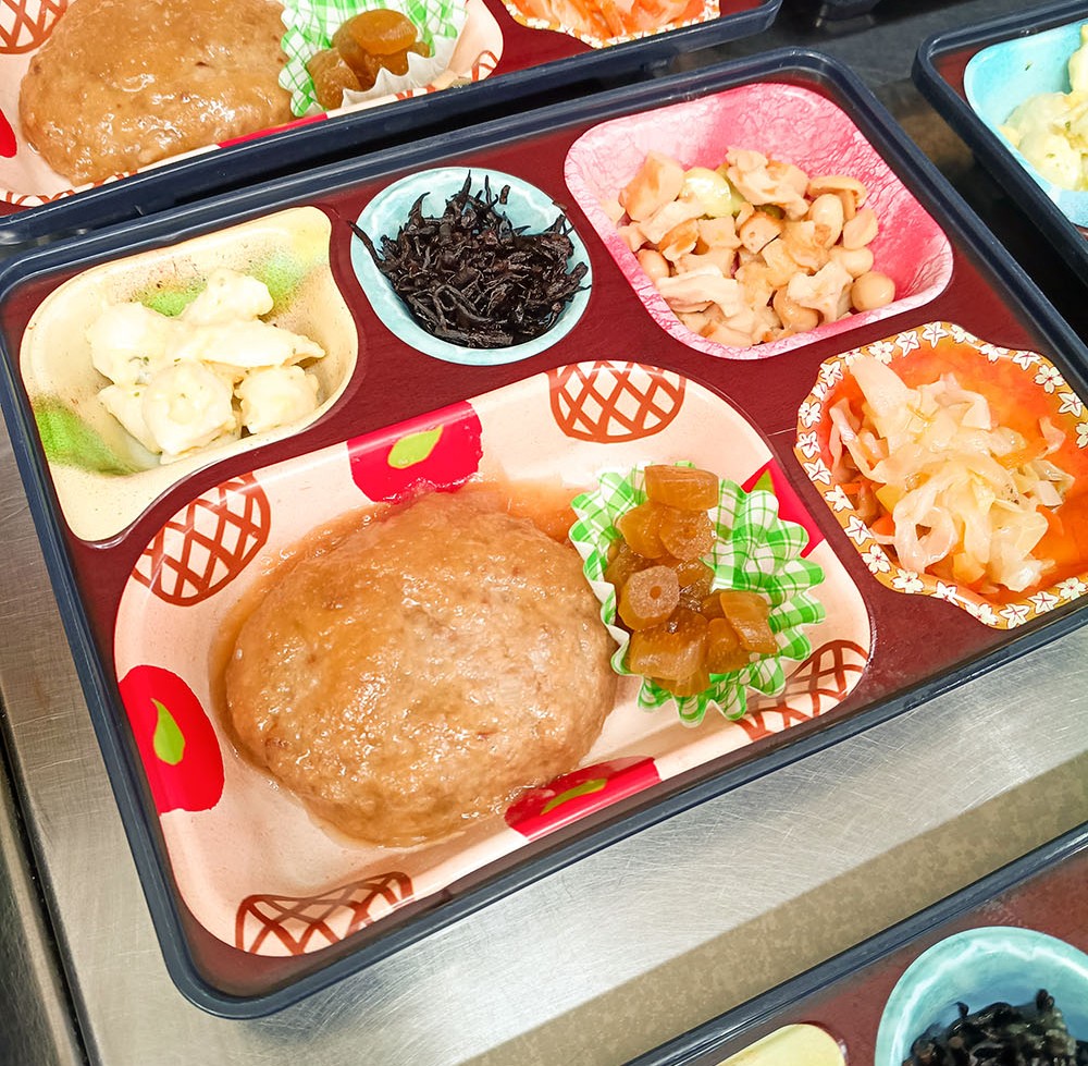 今日は「和風おろしハンバーグ」です♪